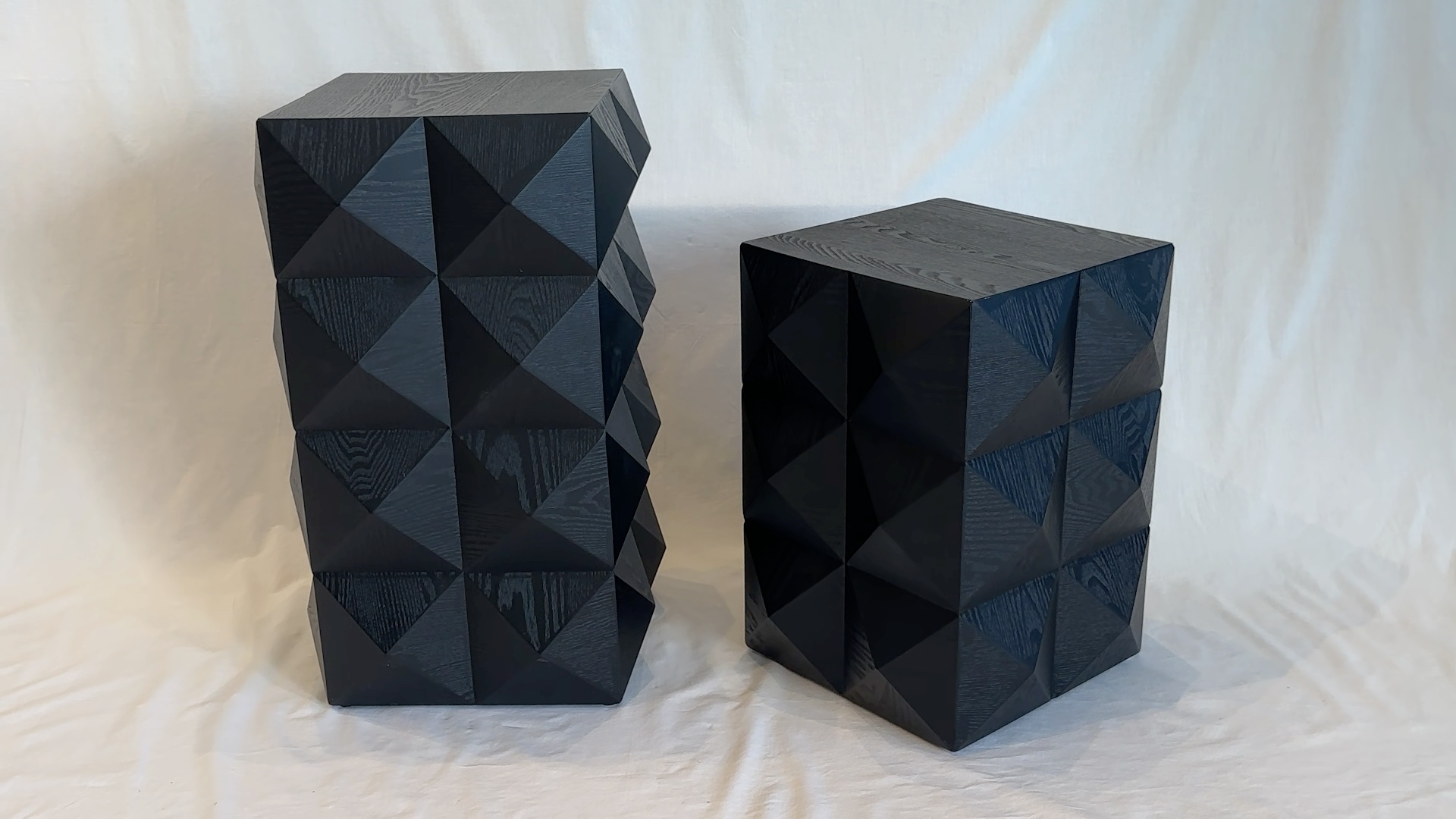 Set tables d'appoint en bois