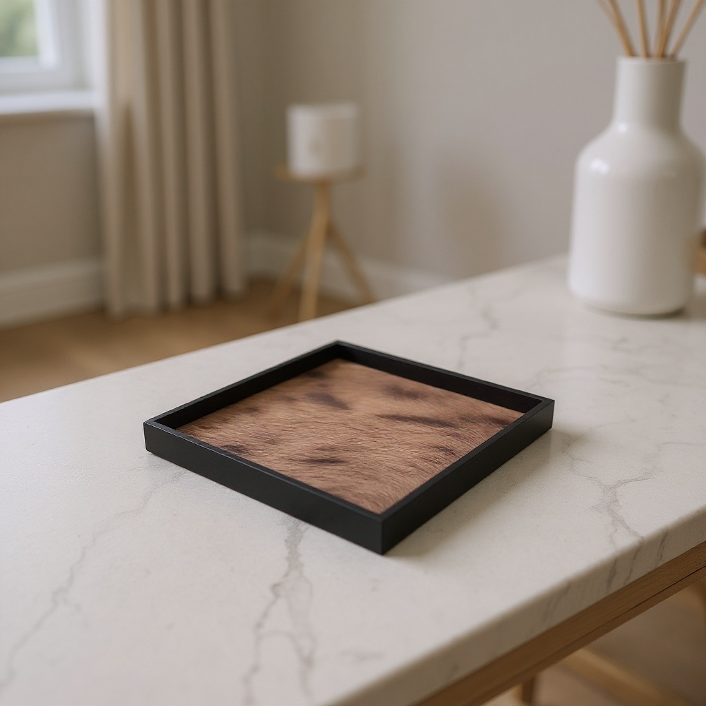 Plateau effet poil de cheval