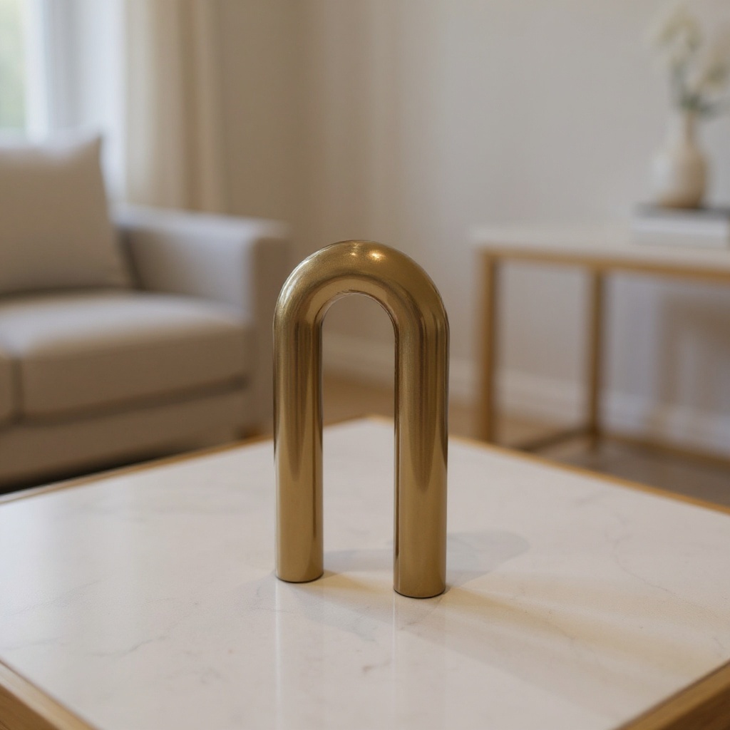 Objet décoratif doré - Grand modèle