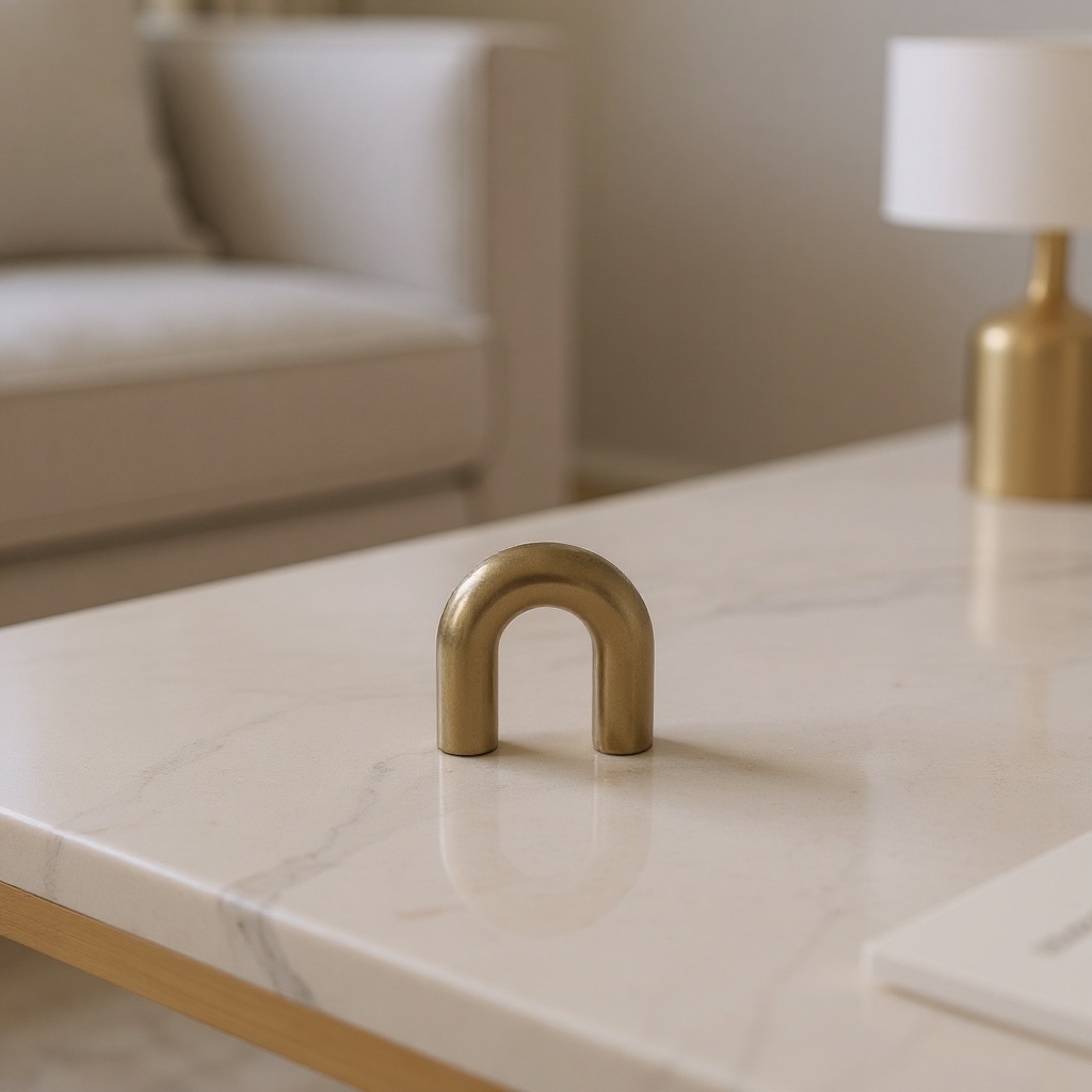 Objet décoratif doré