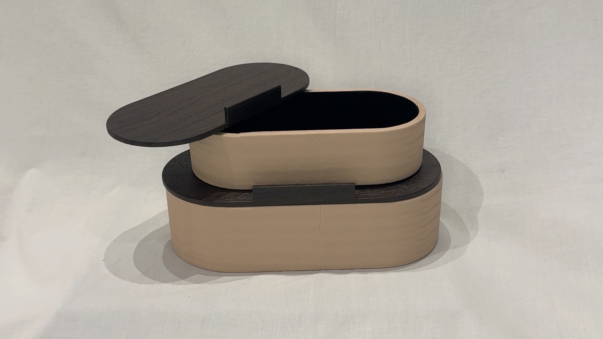 Set boîtes de rangement en bois