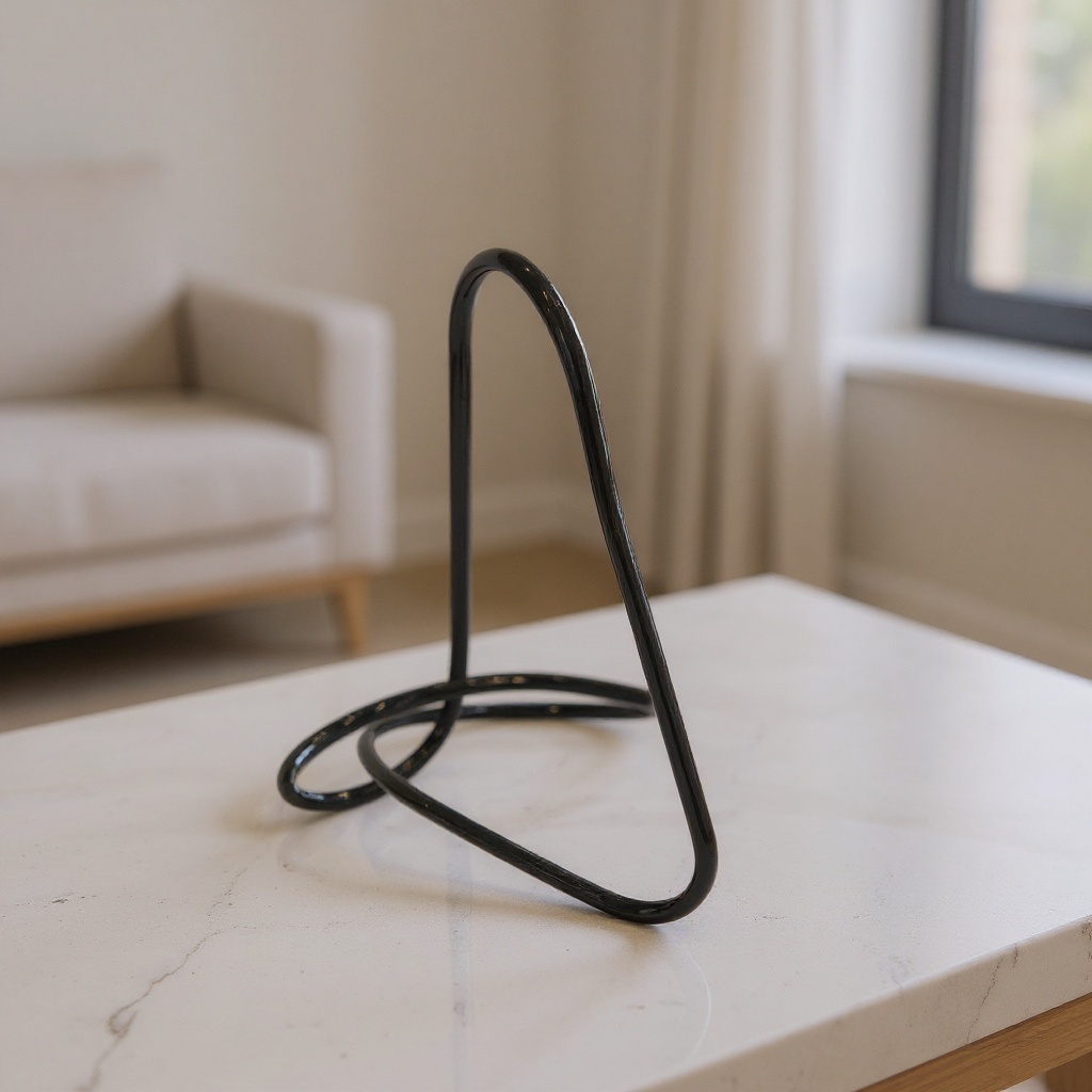 Sculpture en métal - Noire