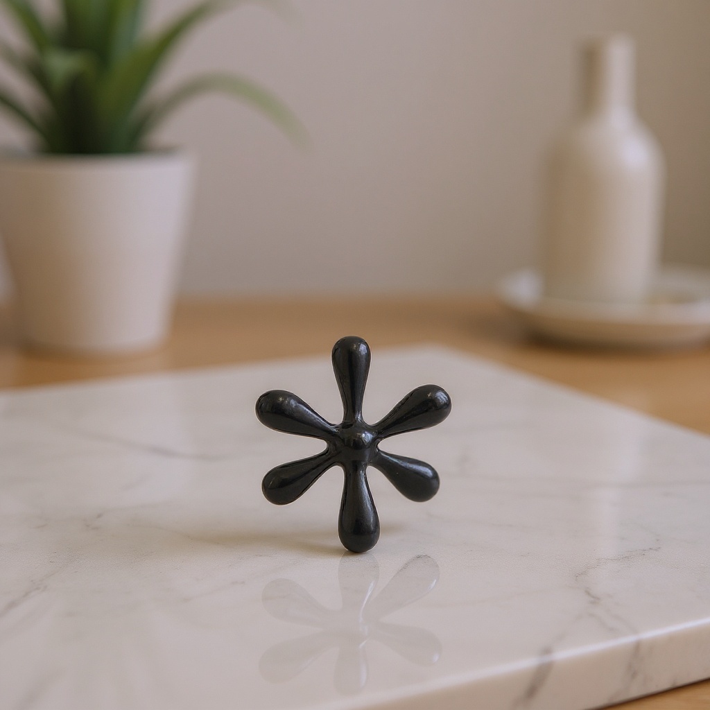 Pieuvre en résine - Noire