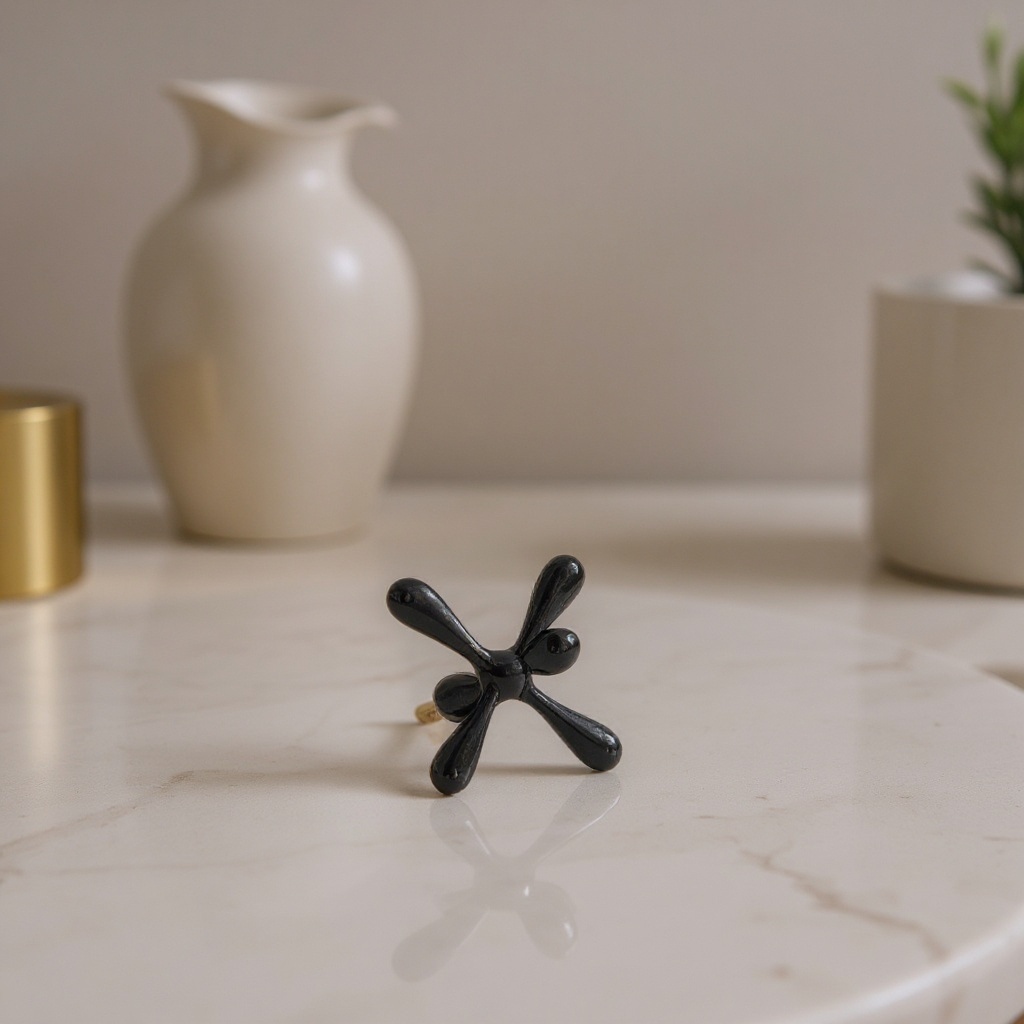 Pieuvre en résine - Noire