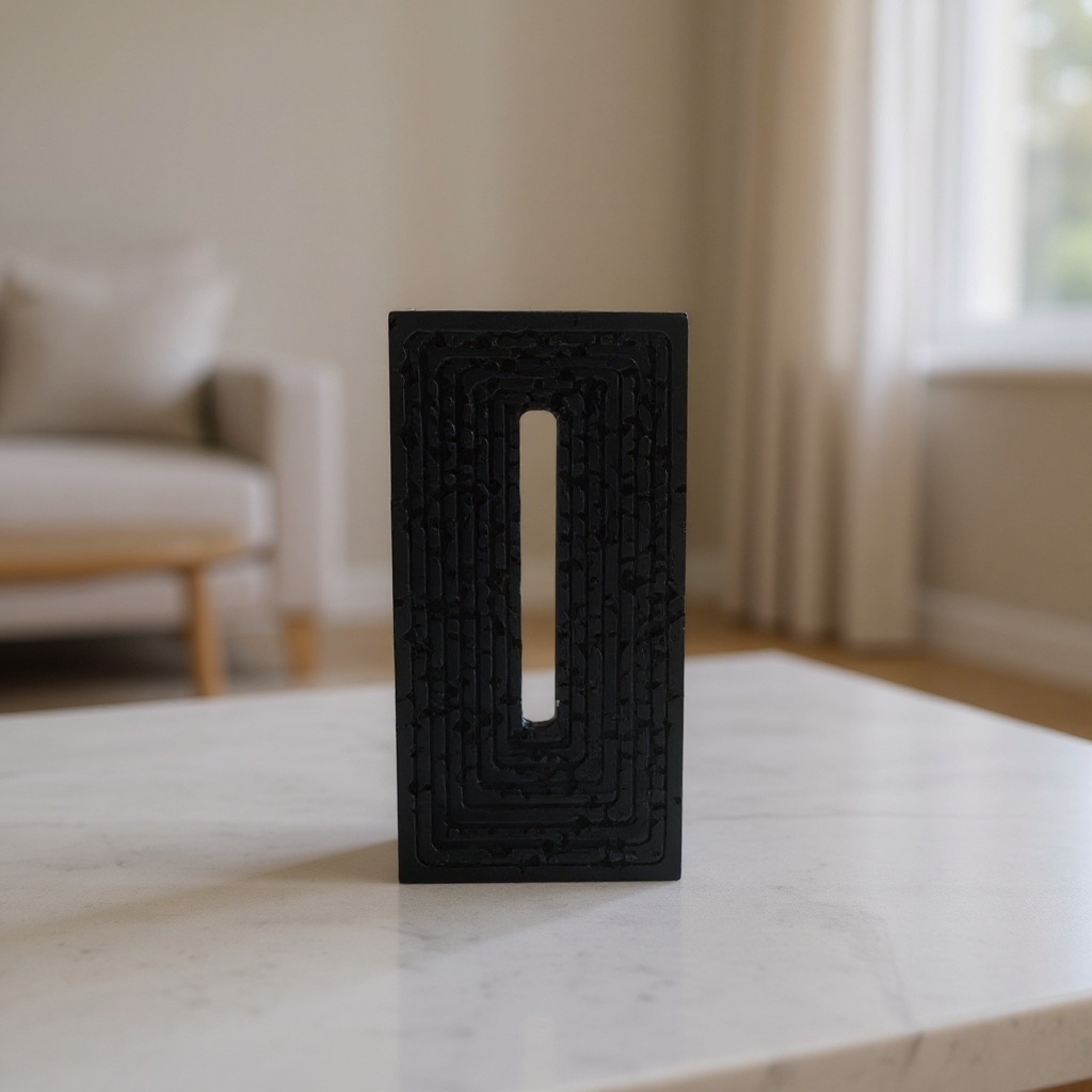 Sculpture rectangulaire