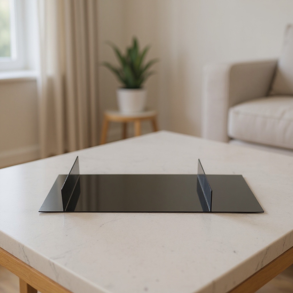 Plateau en acier inoxydable - Noir