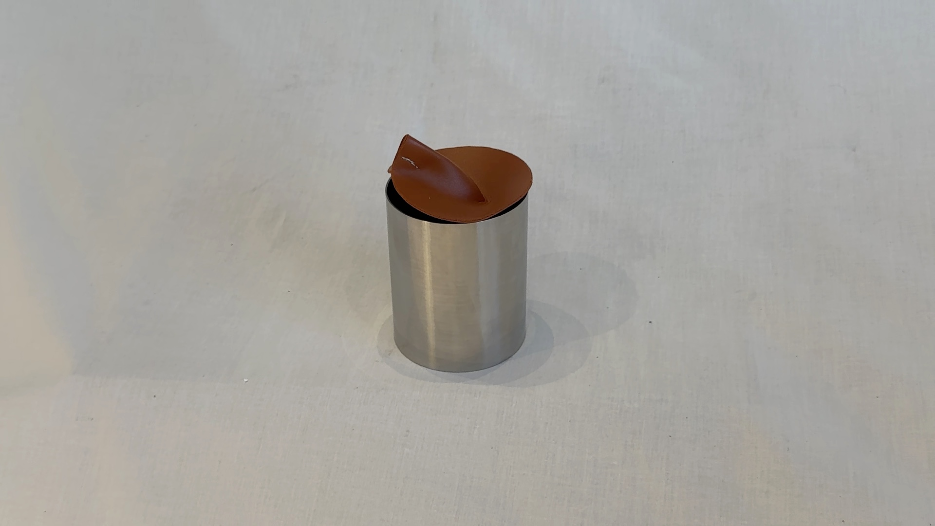 Boîte inox cuir camer