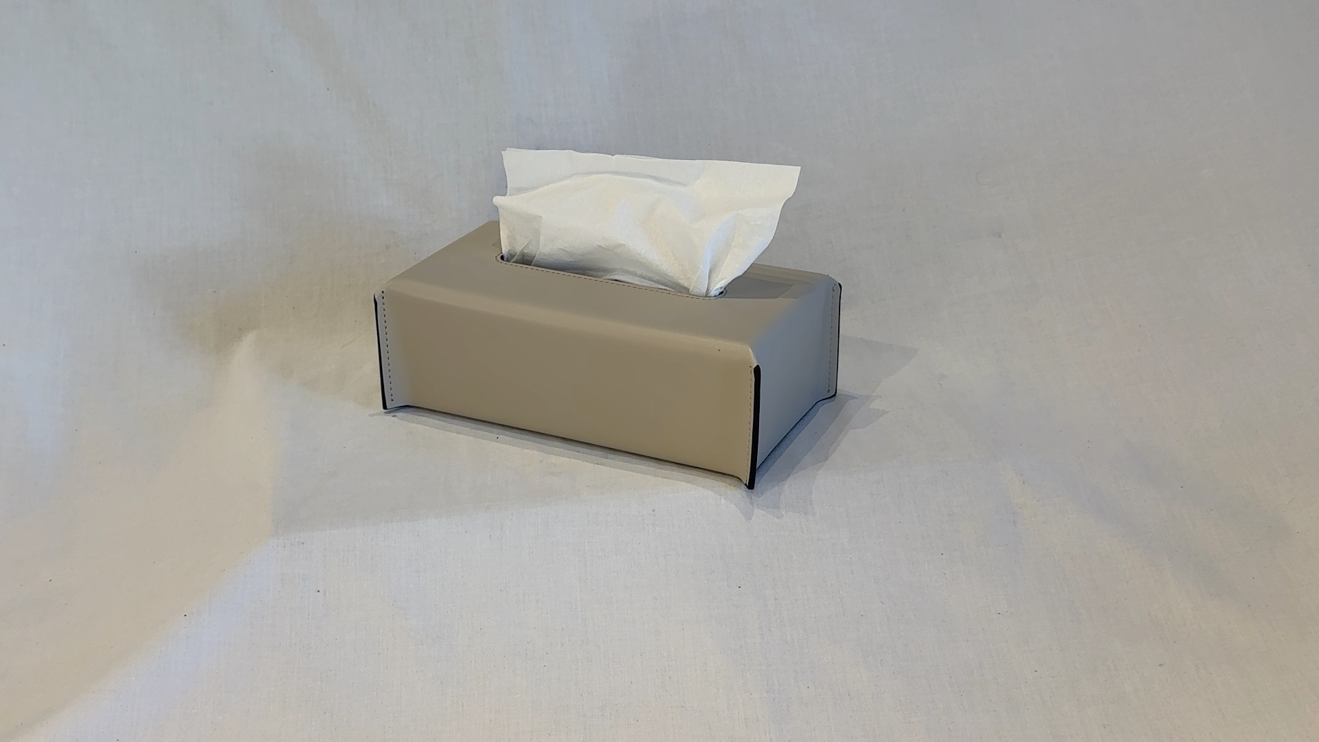 Boîte à mouchoirs en cuir