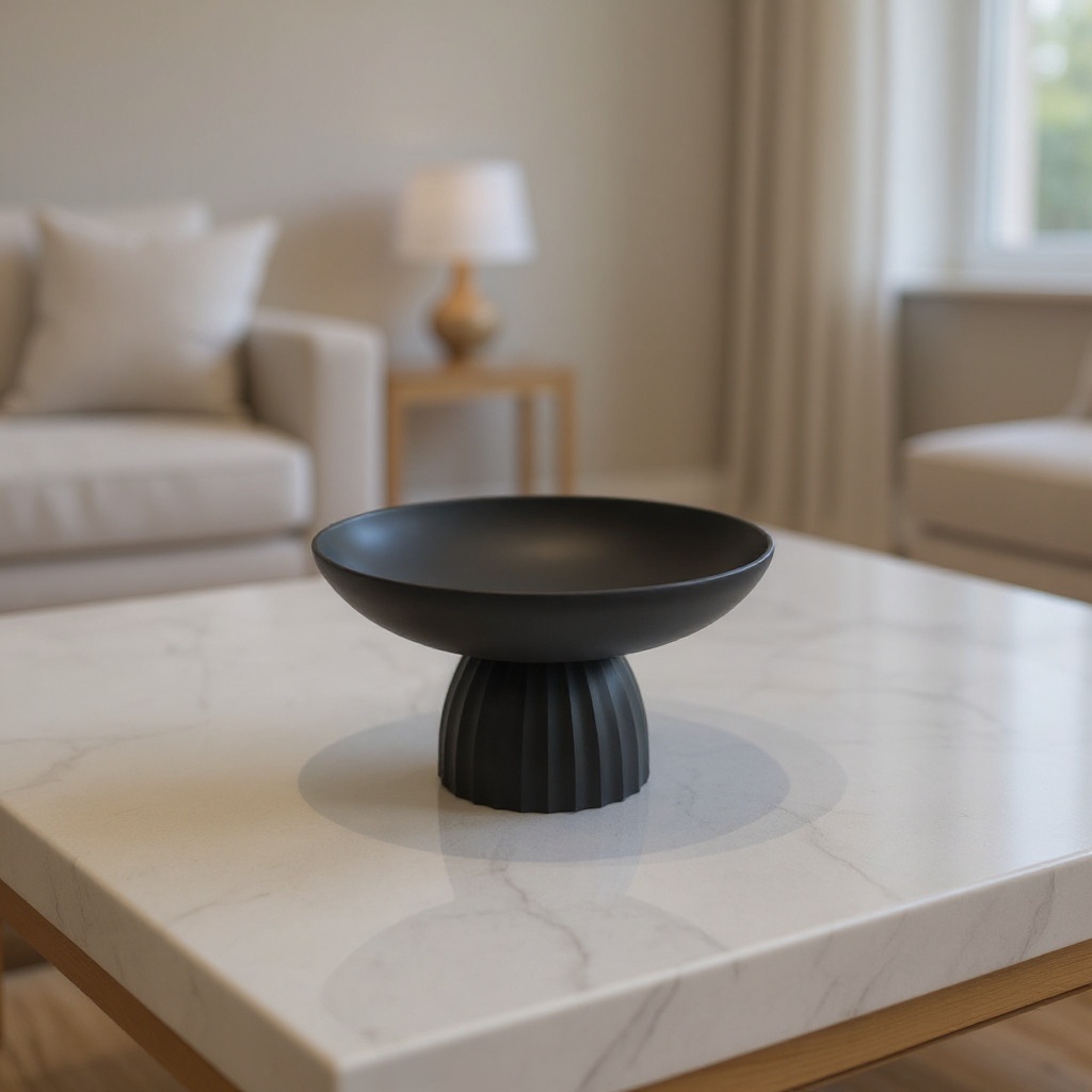 Plateau sur pied - Noir