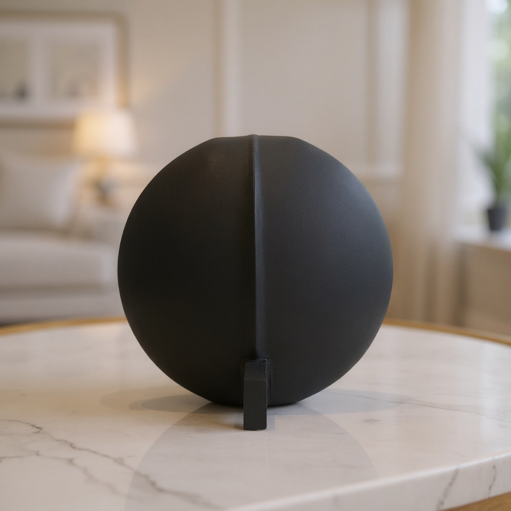 Sculpture en céramique - Noire