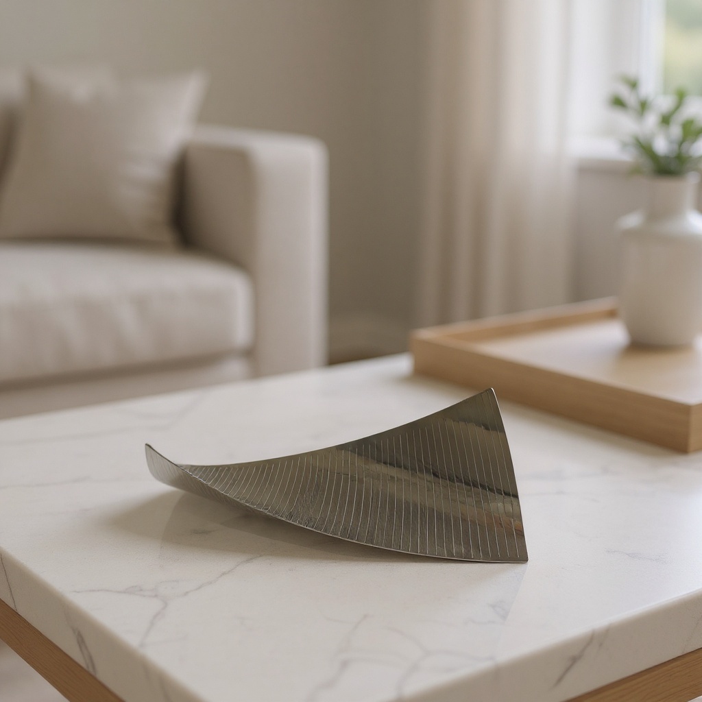 Plateau courbé en inox