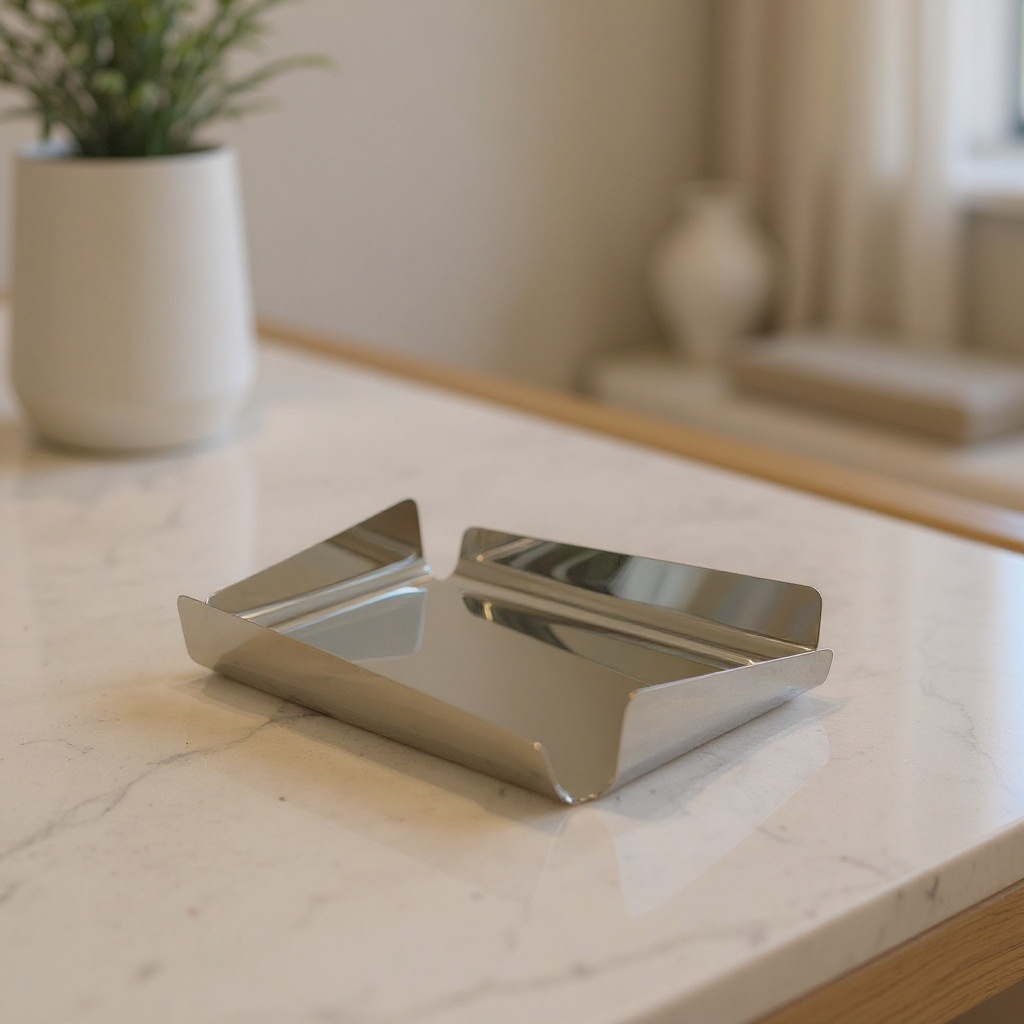 Plateau en inox - Taille M