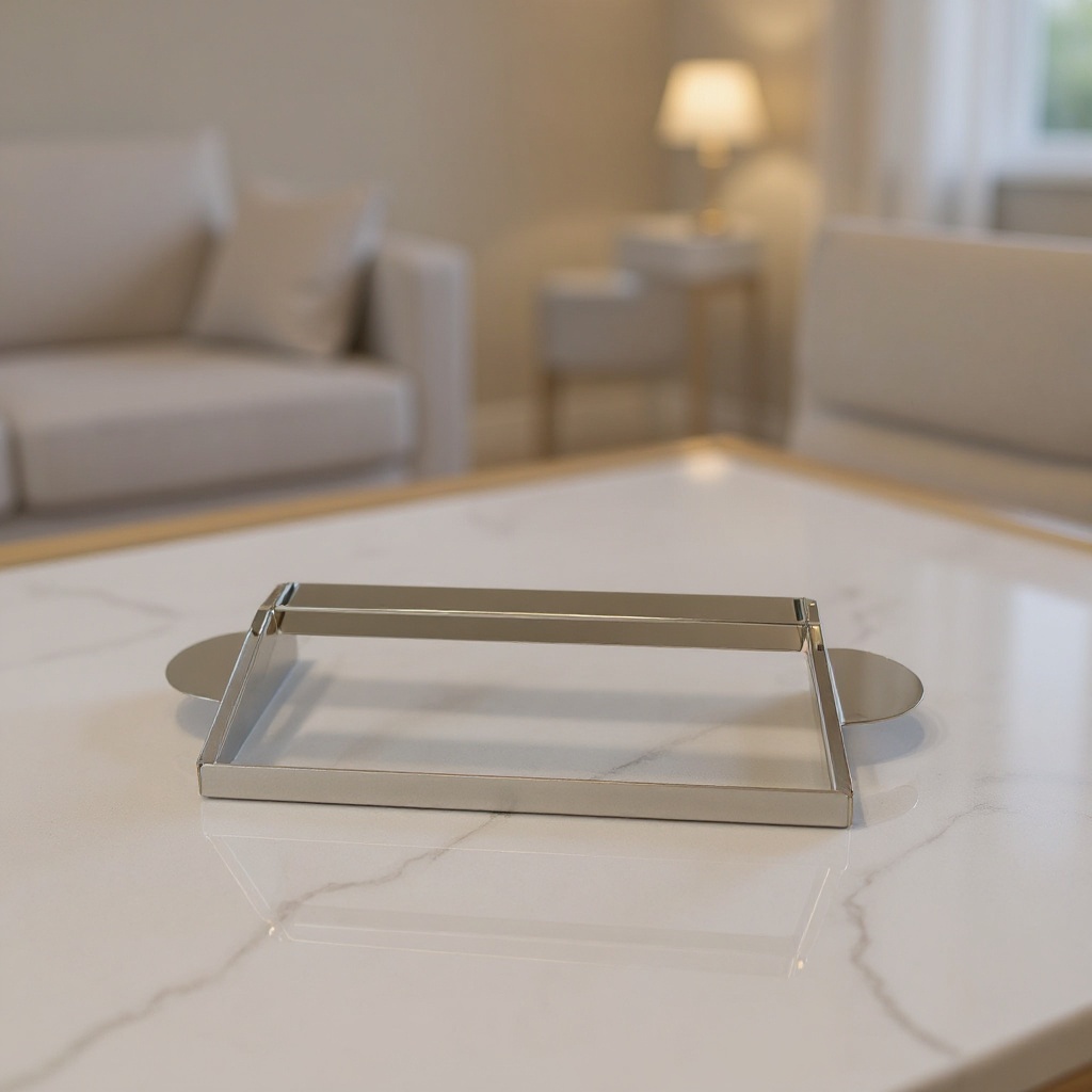 Plateau en inox - Taille moyenne