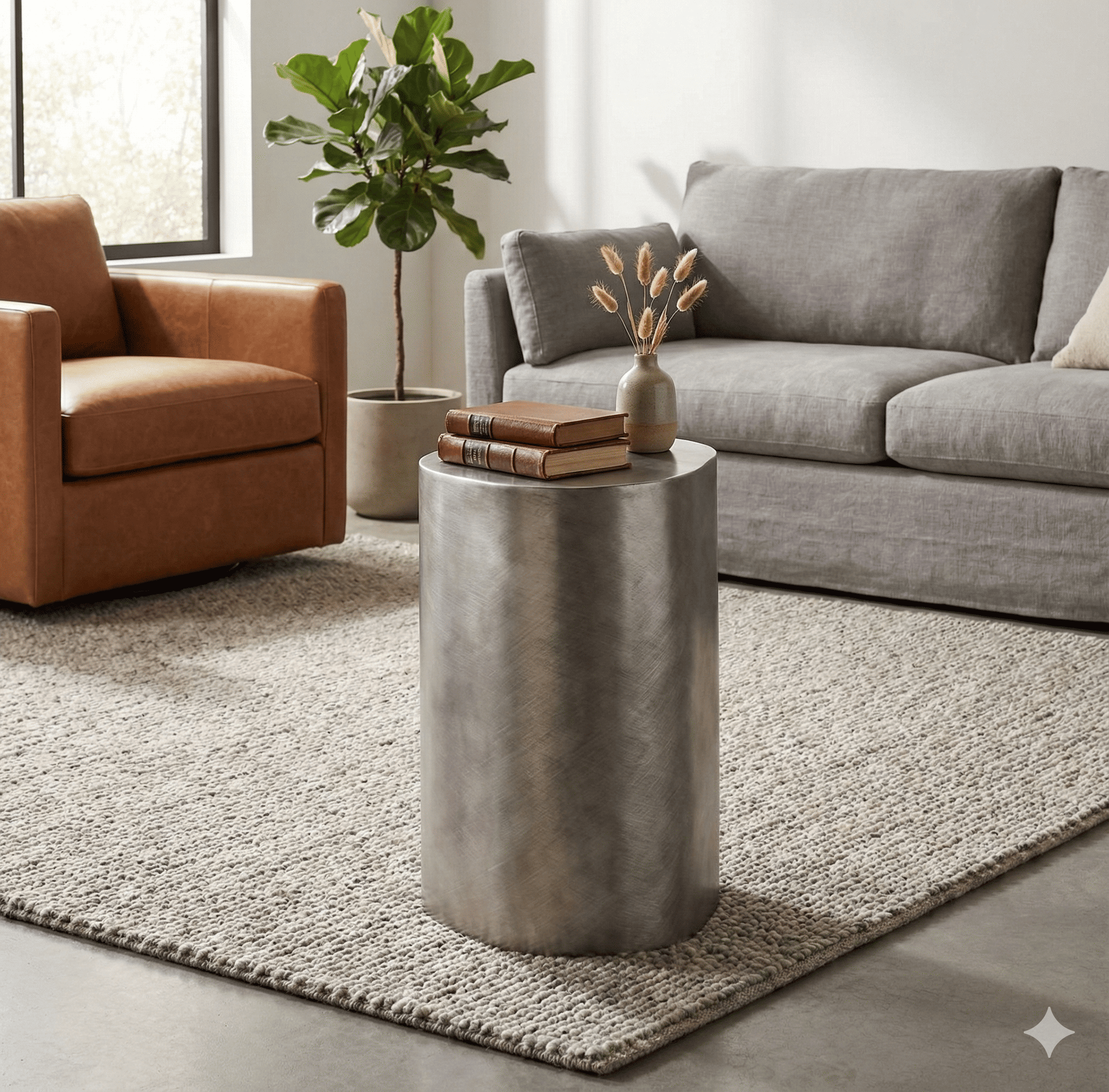 Table d'appoint - Grise